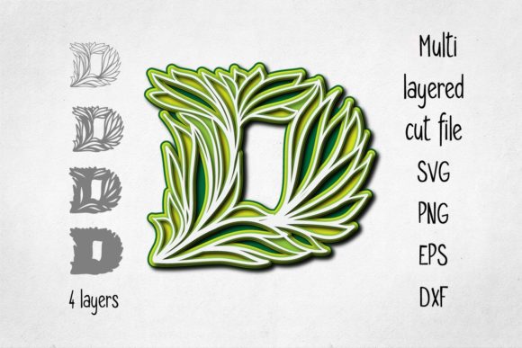 3D Alphabet Layered Letter D: A Practical Tool for Visual Communication and Design Workflow