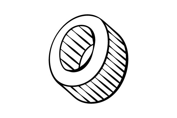 3D Block Letter- O