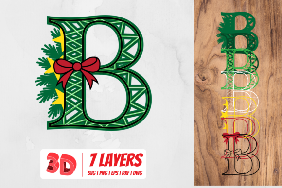 3D Christmas Letter B: A Practical Evaluation for Holiday Decor