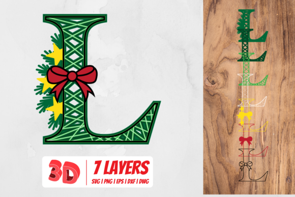 3D Christmas Letter L: A Practical Design Asset for Seasonal Branding