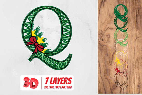 3D Christmas Letter Q: A Festive Design Choice with Real-World Impact