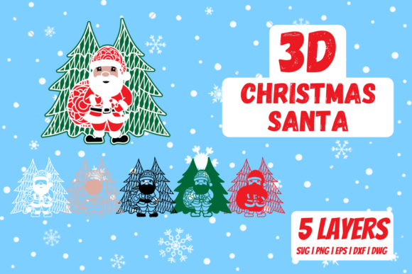3D Christmas Santa: Creative Ideas & Uses