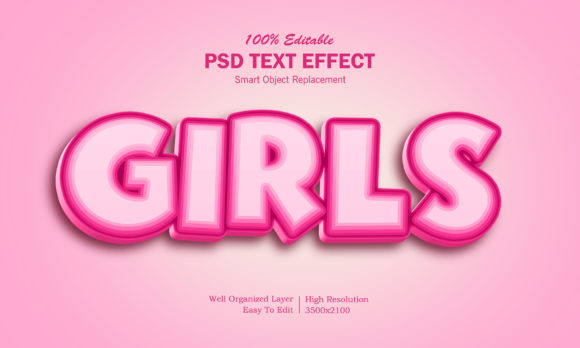 3D Girls Text Effect: Strategic Use for Visual Impact and Audience Engagement