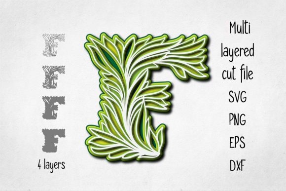 3D Layered Alphabet Letter F: A Quiet Shift in Visual Language and Design Thinking