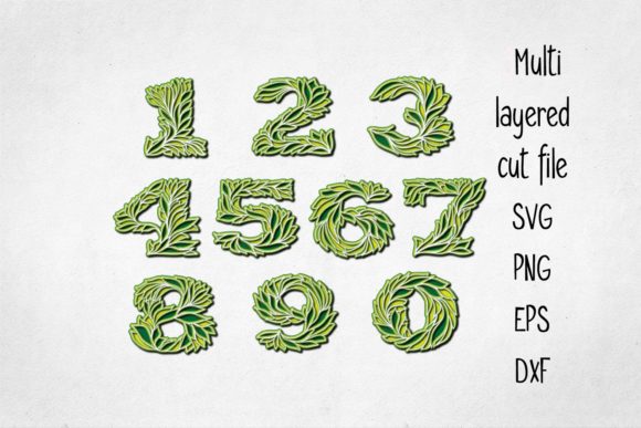 3D Layered Numbers 0β9: Bold, Tactile, Unmistakable