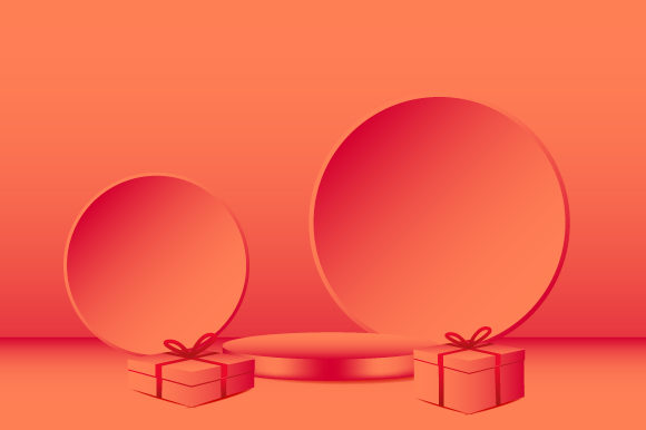 3D Podium with Gift Box and Frame Design: Where Recognition Meets Celebration