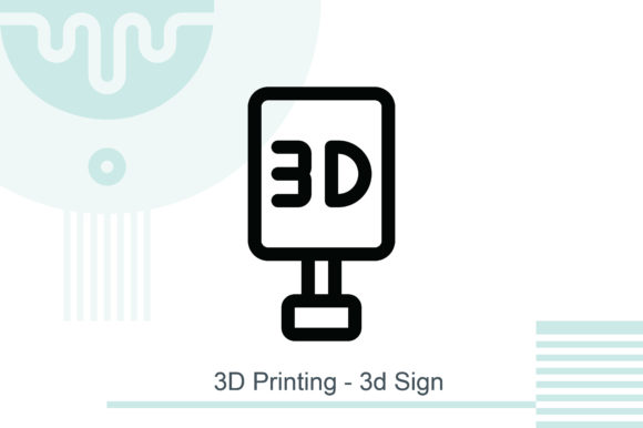 3D Printing - D Sign Font