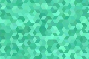3D Teal Cube Pattern Background