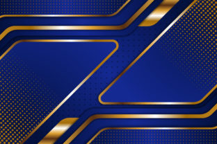 Blue Gold Geometric Background Abstract: Where Sophistication Meets Function