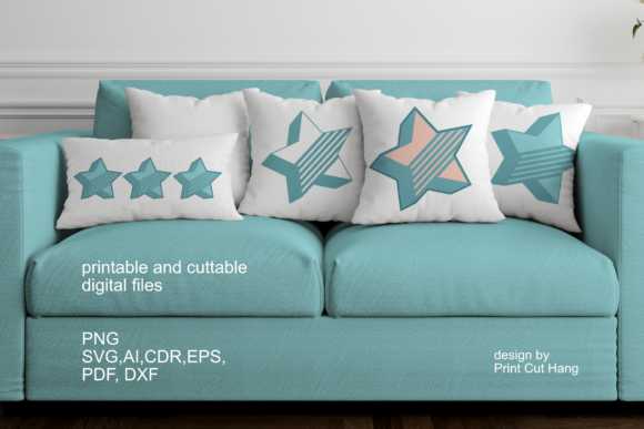 Dimensional Layered Star Design