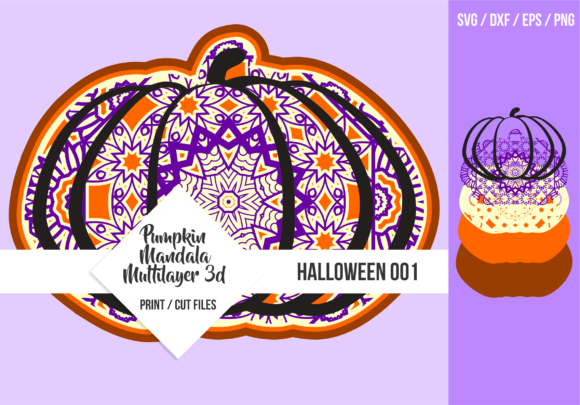 Pumpkin Mandala Multilayer 3D: Where Cultural Symbolism Meets Dimensional Design Thinking