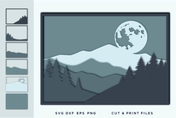 Wall Art 3D Scandinavian Style Layer